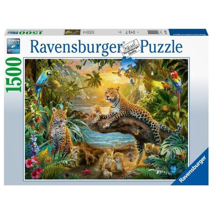 Ravensburger Luipaarden in de jungle 1500st Volwassenen puzzels