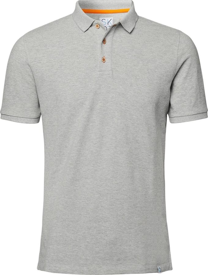 SKOT Polo Duurzaam - Grey Melange - Grijs - Slim Fit - Maat XL