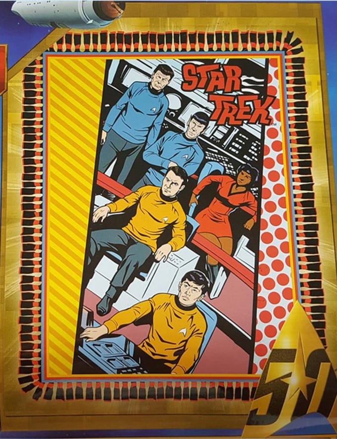 Fleece deken DIY Star Trek
