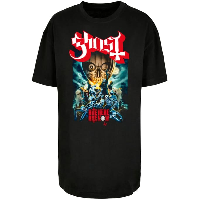 T-shirt dames Merchcode Ghost - Poster