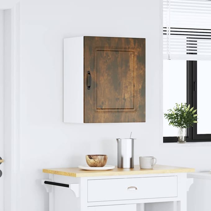 vidaXL - Keuken - Wandkast - "Kalmar" - Gerookt - Eiken - Geengineerd - Hout