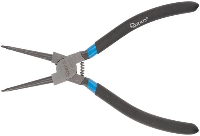 GEKO Interne rechte borgveertang - Slanke tips - 200mm - Chroom-vanadium staal