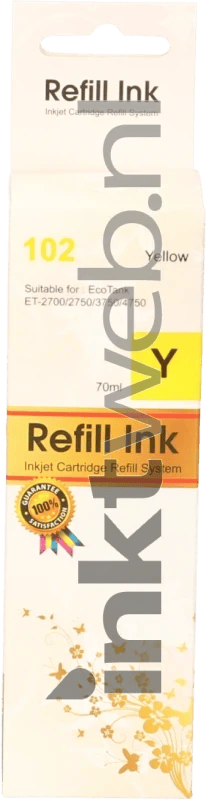 FLWR - Inktfles / 102 Ecotank / Geel - Geschikt voor Epson