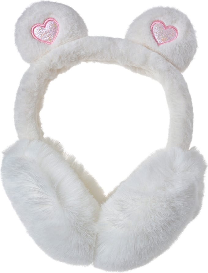 Juleeze Oorwarmers Kinderen one size Wit Polyester
