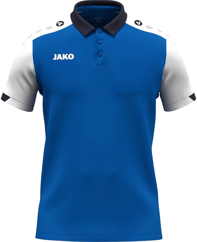 Jako Dynamic Polo Heren - Royal / Wit / Marine | Maat: 4XL