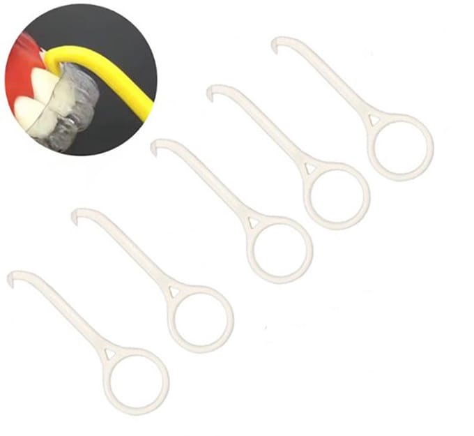 5 Stuks Orthodontische Aligner Remover | Haakje | Beugel - Wit