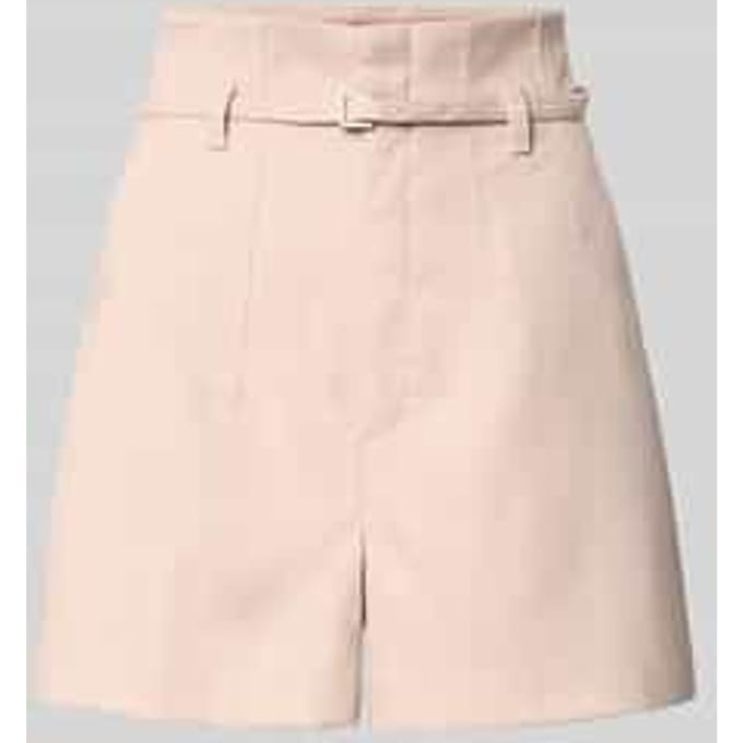 Korte broek met stoffen riem, model 'manu'