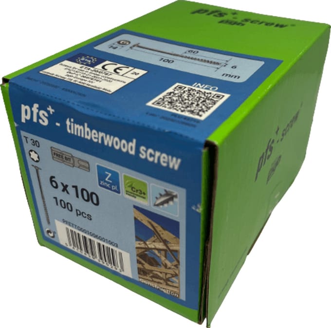 PGB Flenskop Houtschroeven 6x30mm: Sterk & Efficiënt