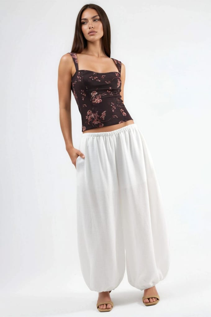 Lage Taille Baggy Fit Joggingbroek