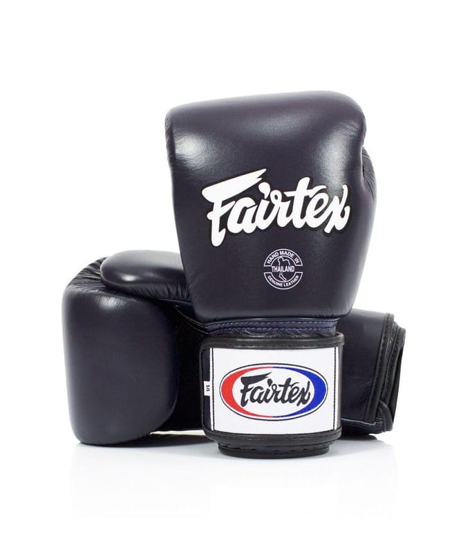 Fairtex Originele Leren Bokshandschoenen BGV1 Ademend Blauw 14oz