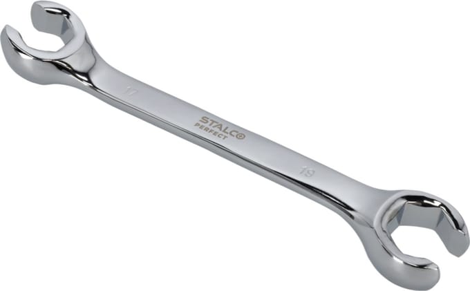 Remleiding Sleutel 11x12mm CrV Halfopen Ring - Stalco S-76884