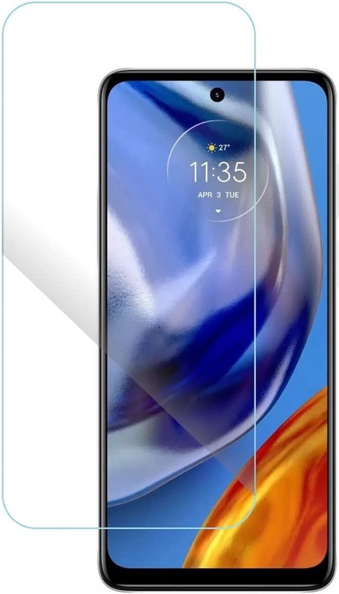LuxeBass Screenprotector geschikt voor Motorola Moto G22 - Tempered Glas - glas scherm - bescherming