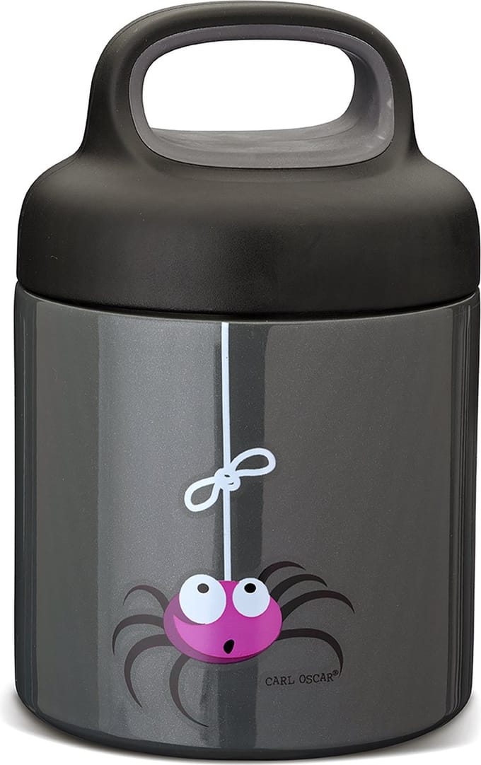 Carl Oscar TEMP LunchJar™ Thermosbeker Zwart - Spin 0,3L - Dubbelwandig