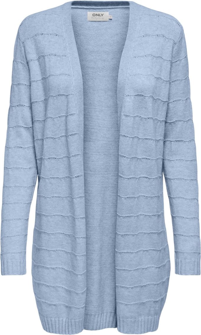 ONLY ONLKATIA LS STRUCT OPEN CARD CC KNT Dames Vest - Maat S