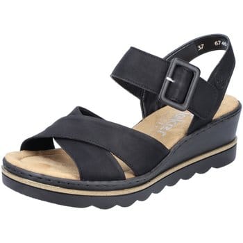 Sandalen met sleehak Rieker -