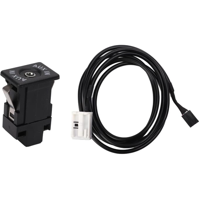 Auto AUX Kabel Audio Adapter Plug en Play Hoge Taaiheid Vervanging voor Spuerb 2008‑2011 black