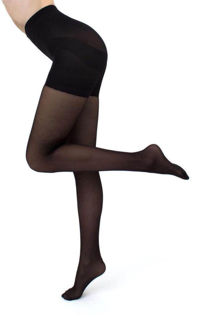 Giulia Panty - Effect Up 40 - In Shape - Corrigerend - Buik - Billen - Taille - Heupen - 40 Den - Medium - Zwart