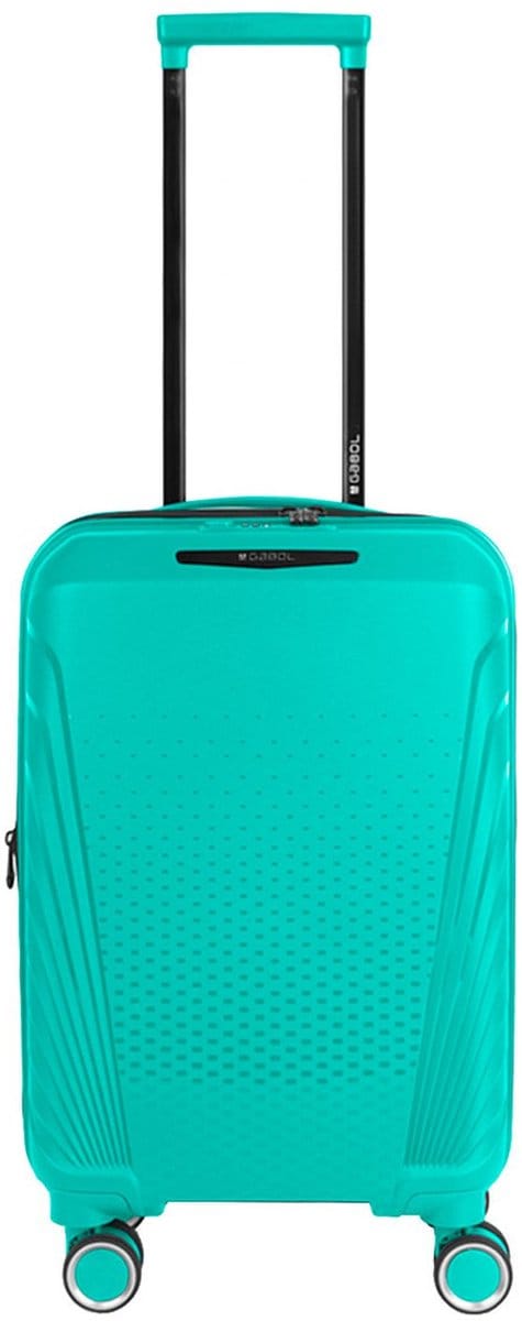 Gabol Soho Handbagage Spinner 55 cm - Uitbreidbaar 35 /40 liter - 55x35x21/24 cm - turquoise