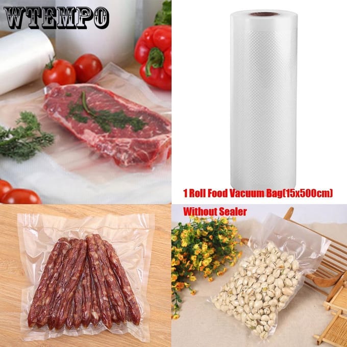 Machine d'emballage sous vide électrique pour aliments (avec 10 sacs de rangement) EU plug&10PCS Bags gray