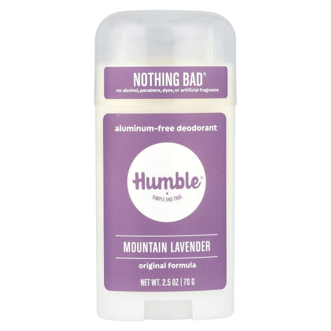 Humble Brands, Deodorant zonder Aluminium, Berglavendel, 2,5 oz (70 g) white