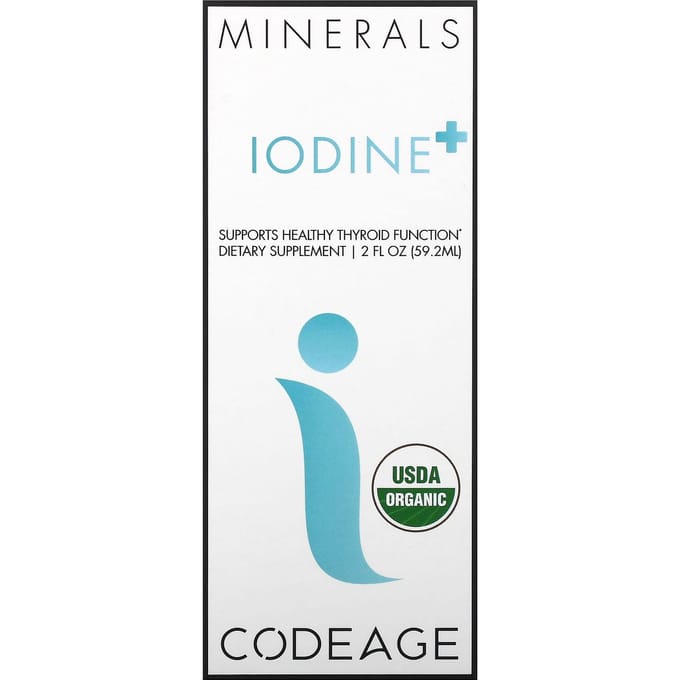 Codeage, Iodine+, 250 mcg, 2 fl oz (59,2 ml)