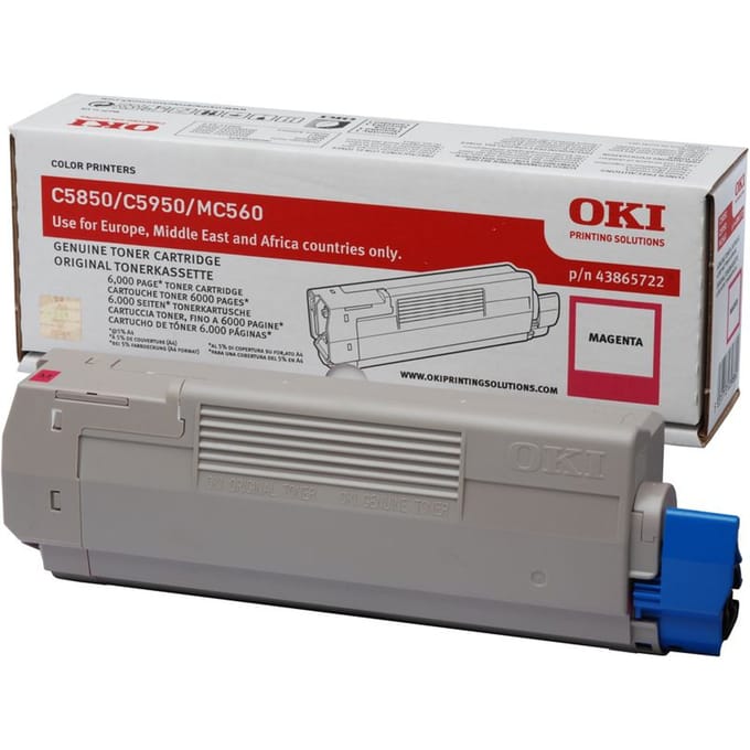 OKI 43865722 toner cartridge magenta (origineel)