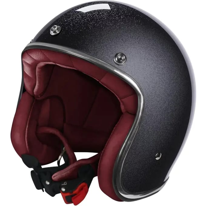Jet motorhelm Stormer Quartz Glitter