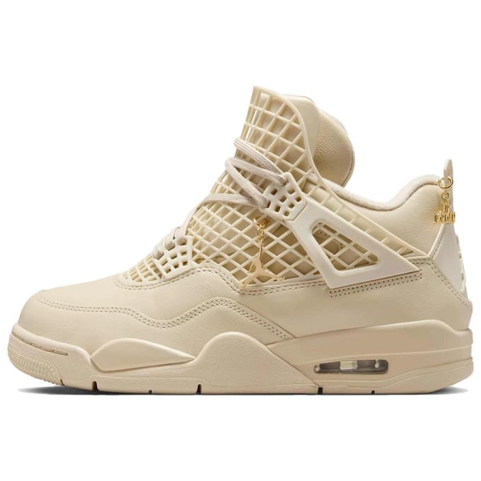 Air Jordan 4 Retro Net - Rattan Dames Sneakers Crème Metallic-Goud FN7251-200 40.5 beige