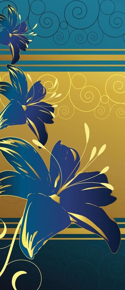 Flowers Abstract Photo Wallcovering
