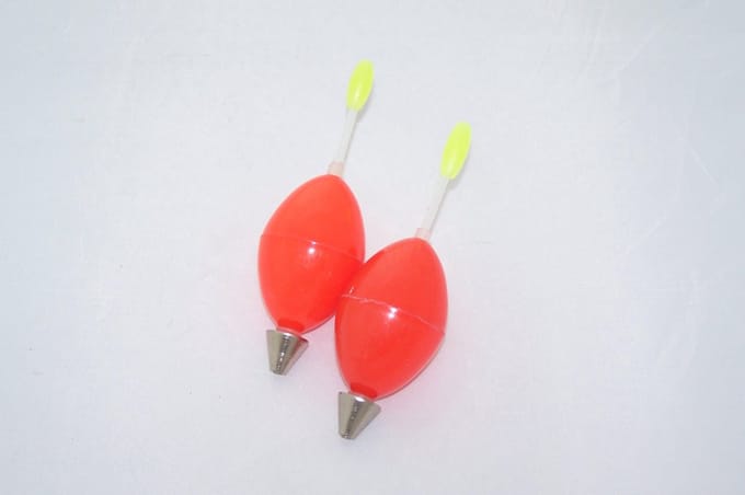 2x Dobber - schuifdobber - bol S rood