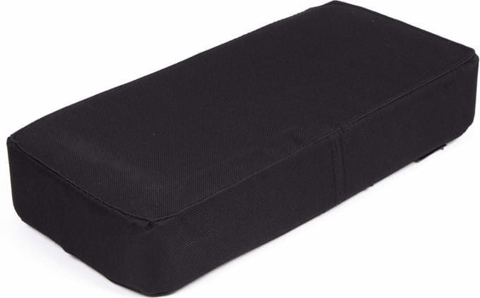 Lastpak Comfortabel bagagedragerkussen - zwart - 32 x 15 x 5 cm - duurzaam polyester