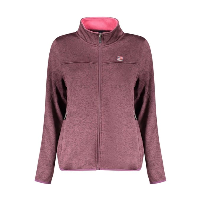 Noorwegen 1963 Paarse Polyester Dames Sweatshirt