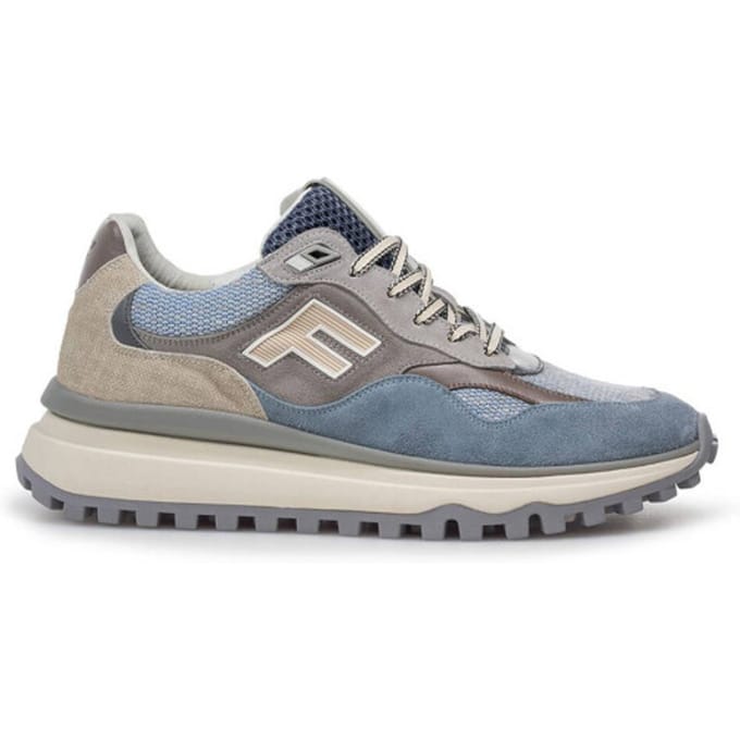 Floris Van Bommel Sfm-10238 De Gripper Sneakers - Textiel - Heren - Blauw - Maat 46