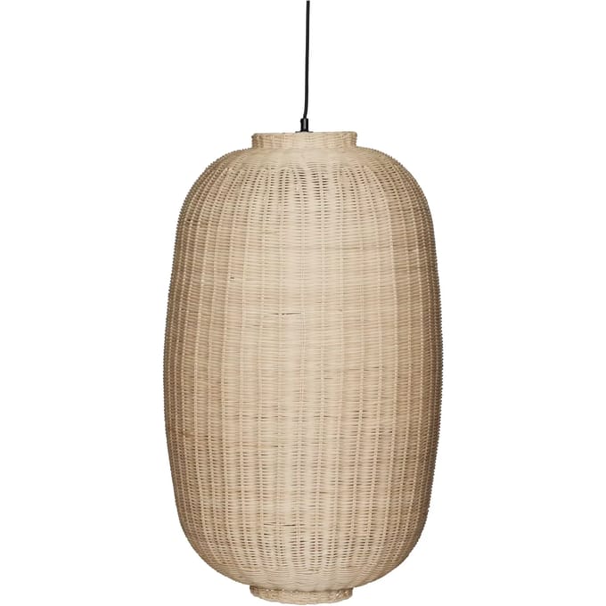 Hübsch Chand Plafondlamp Ovaal Naturel
