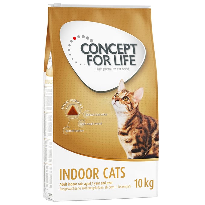 10kg Indoor Cats Concept for Life Kattenvoer