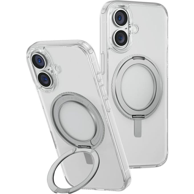 Coque UNIQ Swivix pour iPhone 16 Support Kickstand Rotatif à 360° Transparente