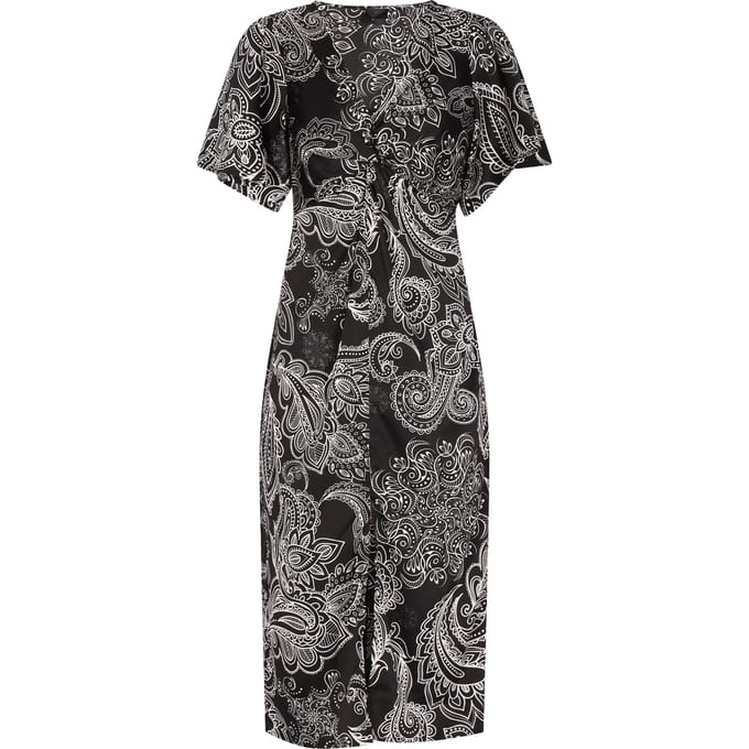 Dreimaster Jurk Dames zwart wit