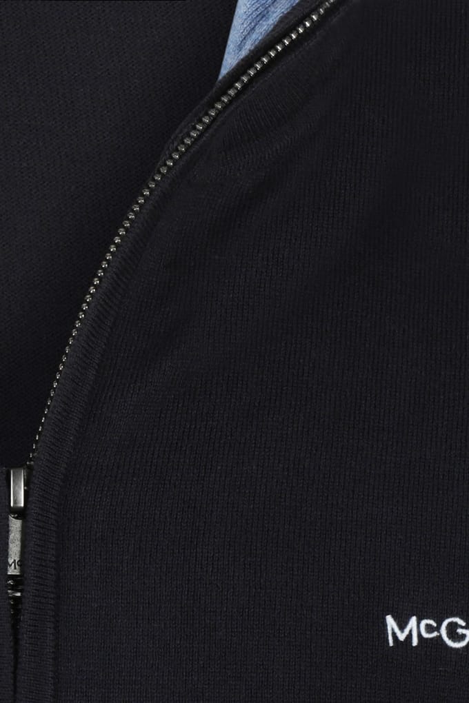McGregor Zip Thru Cardigan Navy Taglia: S | Cardigan Outlet | Uomo | Blu