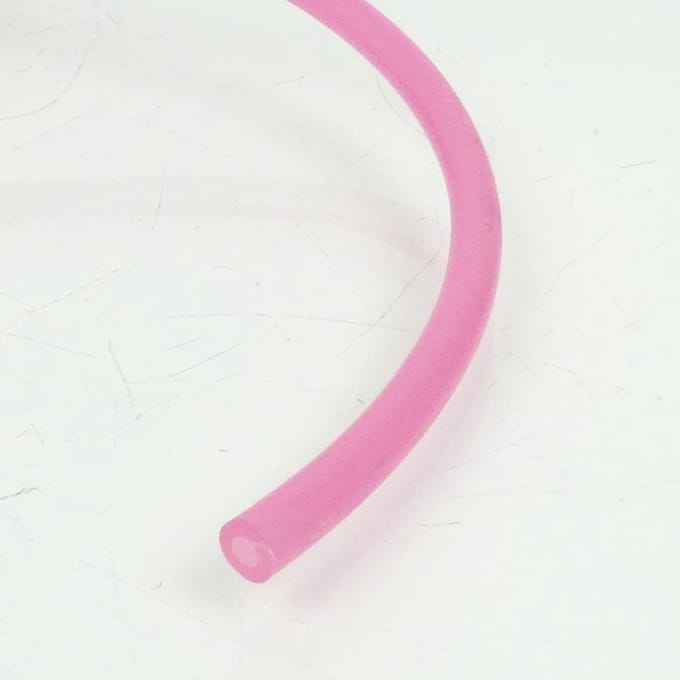 Brandstofslang benzine RSM voor tweewieler motor auto 4x7mm x 1m roze Nieuw