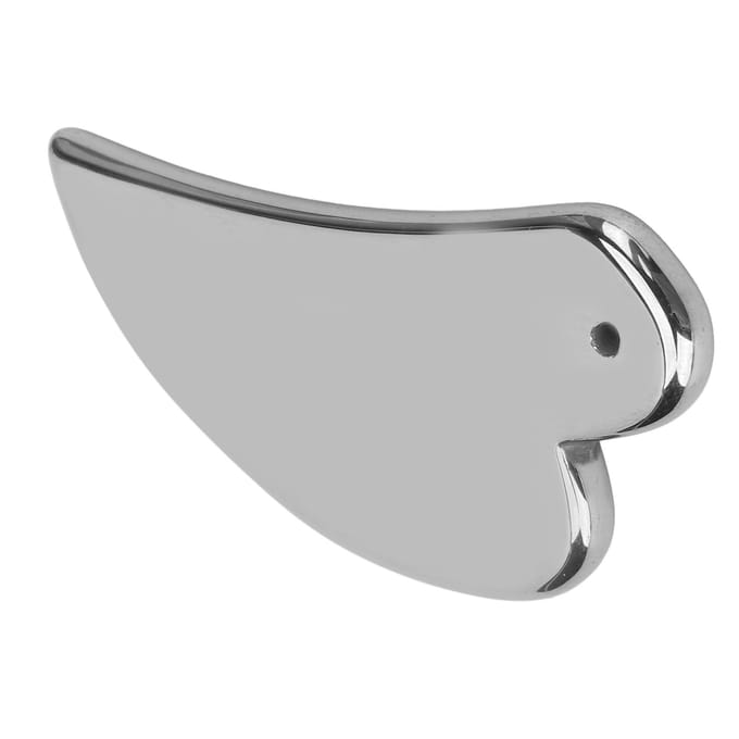 Pendentif Gua Sha en térahertz, mini-pierre énergétique de drainage lymphatique massante white