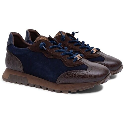 Hispanitas Bruine leren Oregon sneakers
