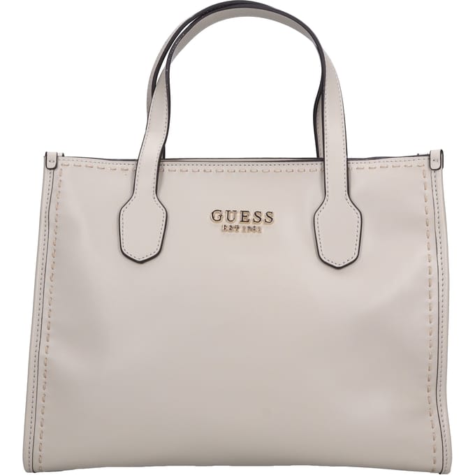 GUESS Handtas Schoudertas Silvana 2 Compartment Tote Taupe Beige