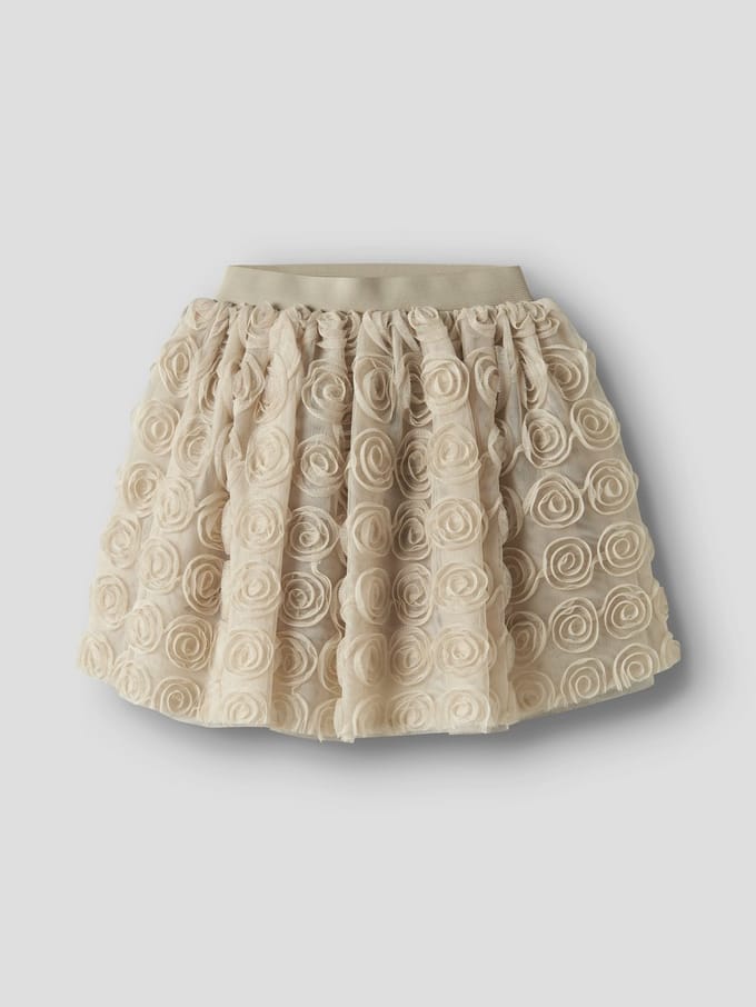 Mini rok SYKIA TULLE Cement