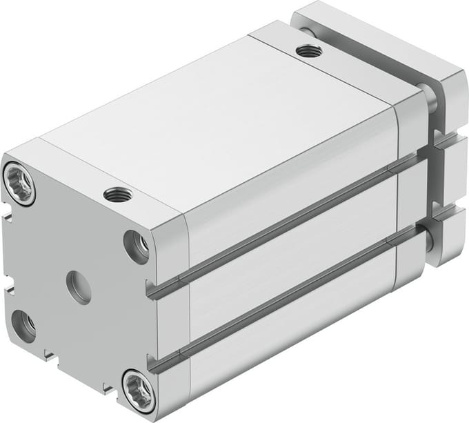 Festo Compacte Cilinder 63mm Boring 80mm Slag ISO 21287 Dubbelwerkend - 574057 - P2DRT
