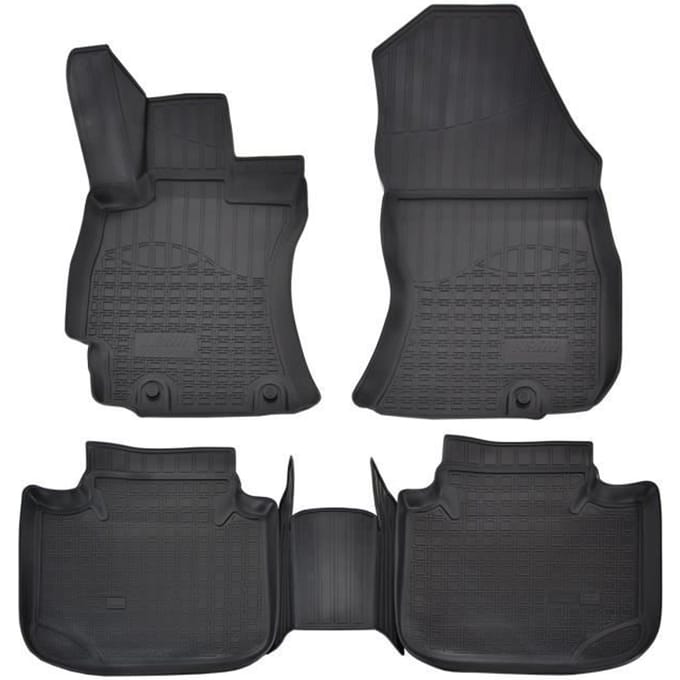 NORM Liners | Tapis De Sol En Caoutchouc TPE Toutes Saisones Pour Subaru Outback 5 2014-2019 noir