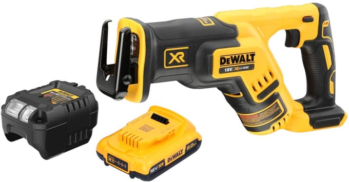 DeWalt DCS 367 D1 accu-reciprozaag 18 V borstelloos + 1x oplaadbare accu 2.0 Ah + lader