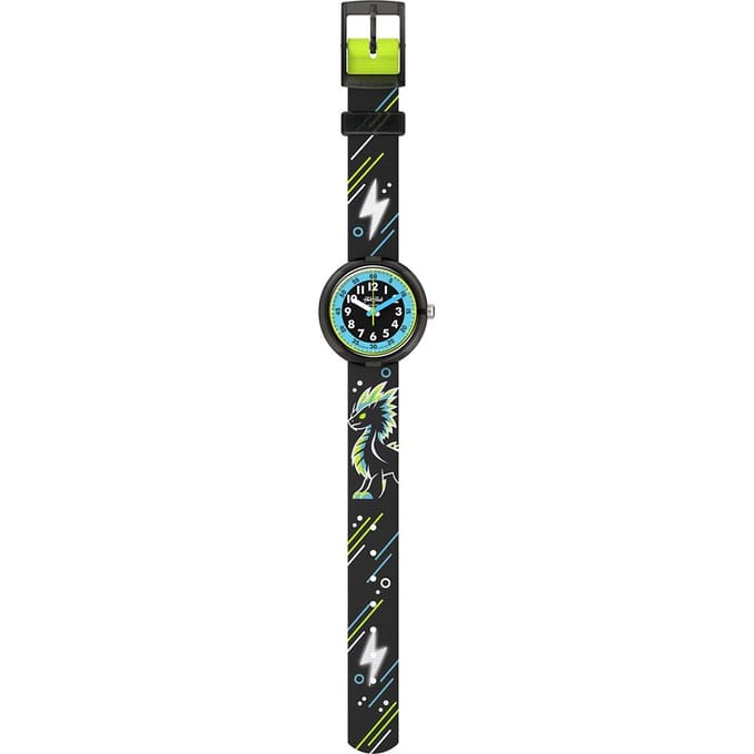 Flik Flak 5+ Power Time FPNP159 Mystic Dragon Horloge