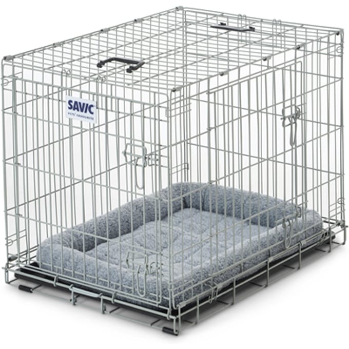 M: L 76 x B 53 x H 61 cm - Savic Dog Residence Hondenbench incl. kussen