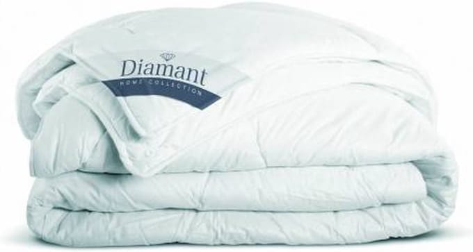 Diamant Dekbed Elegance 90% Ganzendons - 4 Seizoenen - Eenpersoons - 140x200 cm - Wit