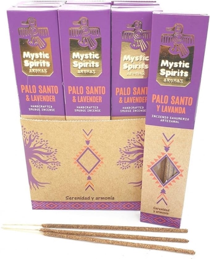 Palo Santo en Lavender wierook - Mystic Spirits Aromas (12 pakjes)